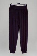 Σαλβάρι ελαστική βισκόζη | Μαύρο | Plus Size