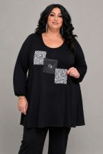 Μπλούζα σε Άλφα γραμμή Plus size