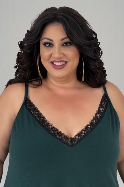 Τοπάκι με δαντελίτσα κυπαρισσί - Image 2