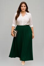 Φούστα maxi σε κυπαρισσί ελαστική Βισκόζη