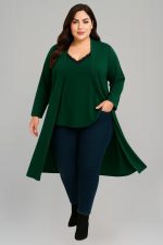 Κιμονό Κυπαρισσί σε super jersey