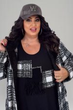 Μπλούζα με μπουκλέ μοτίφ