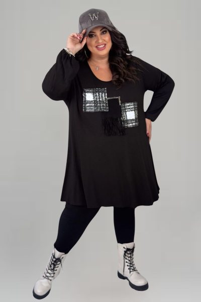 Μπλούζα με μπουκλέ μοτίφ - Image 2