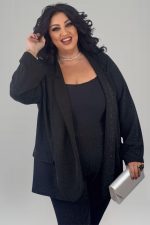 Κοστούμι σε μαύρο Lurex