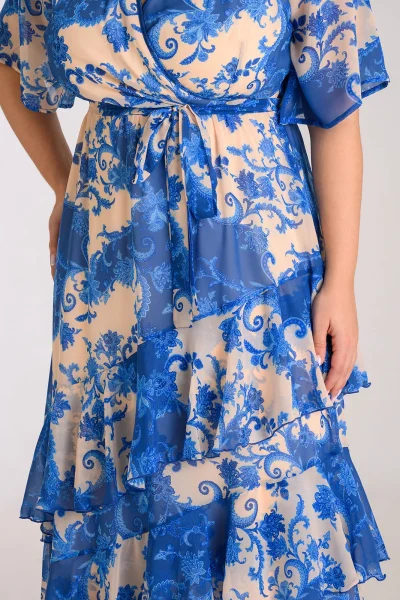 Φόρεμα για καλό ντυσιμο σε μουσελίνα