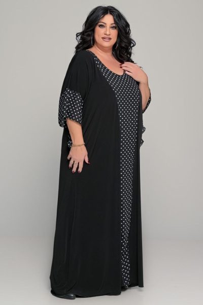 Καφτάνι με Λεπτομέρειες Πουά Ζορζέτας - Image 2