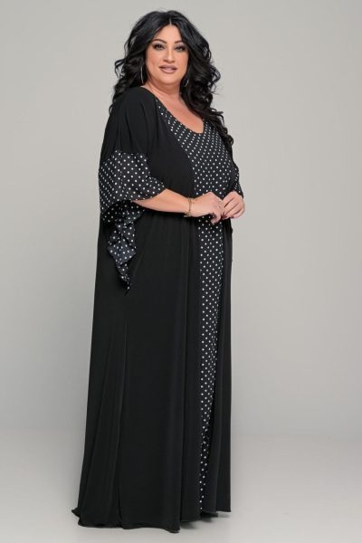 Καφτάνι με Λεπτομέρειες Πουά Ζορζέτας - Image 3