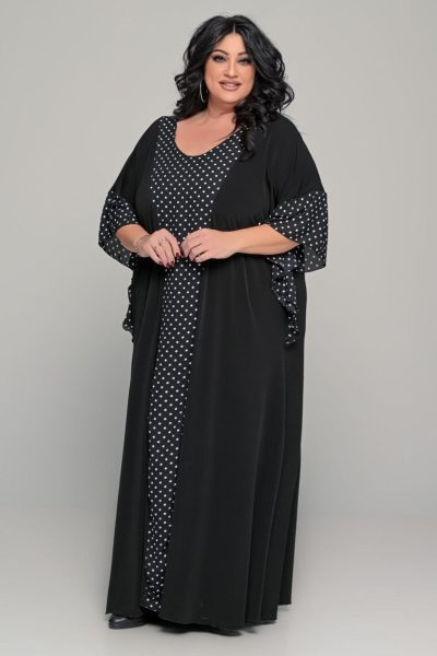 Καφτάνι με Λεπτομέρειες Πουά Ζορζέτας - Image 4