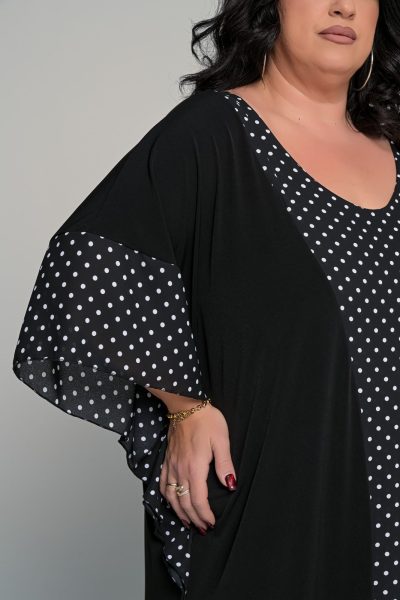 Καφτάνι με Λεπτομέρειες Πουά Ζορζέτας - Image 5