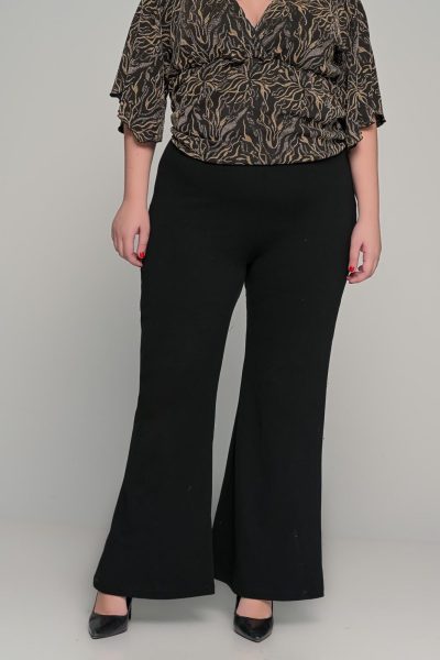 Παντελόνι Καμπάνα σε Ελαστικό Κρεπ - Image 4