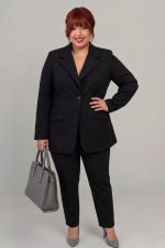 Κοστούμι Aνοιξιάτικο | Μαύρο | Plus Size