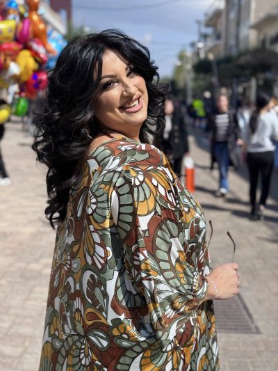 Φόρεμα maxi | Εμπριμέ Μαγιόπανο | Plus Size - Image 5