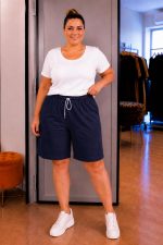 Βερμούδα Βαμβακερή | BlueBlack | Plus Size